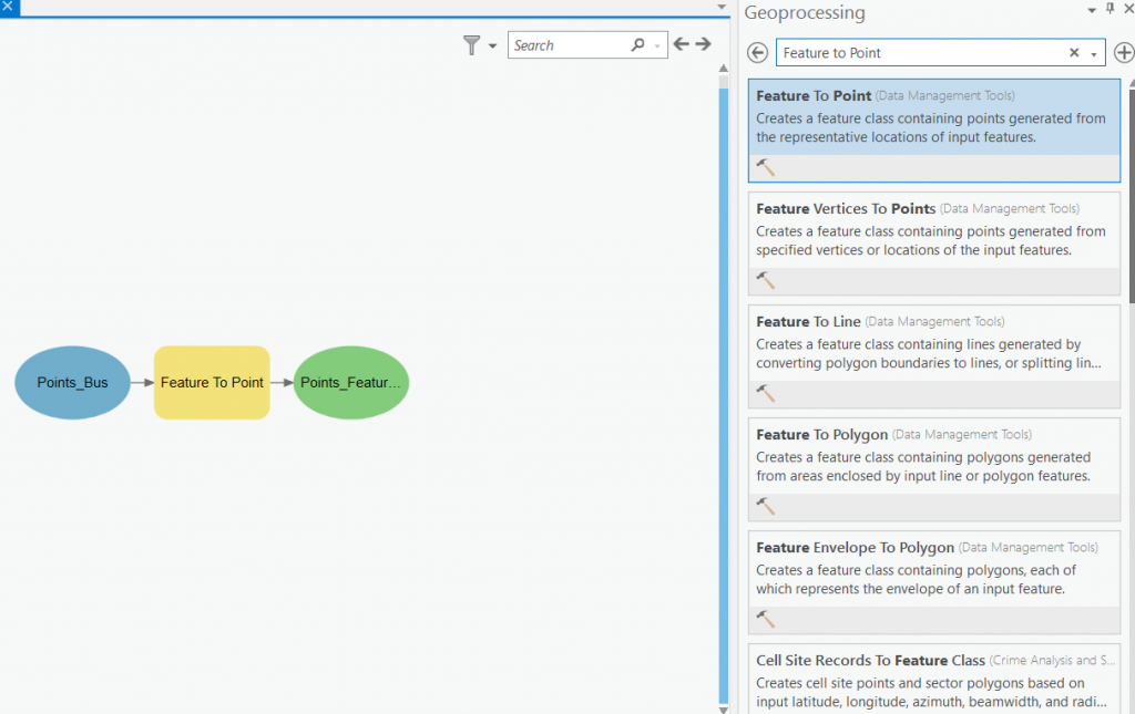 Feature to Point Tool