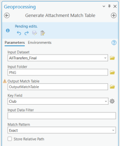 Generate Attachment Table tool in ArcGIS Pro