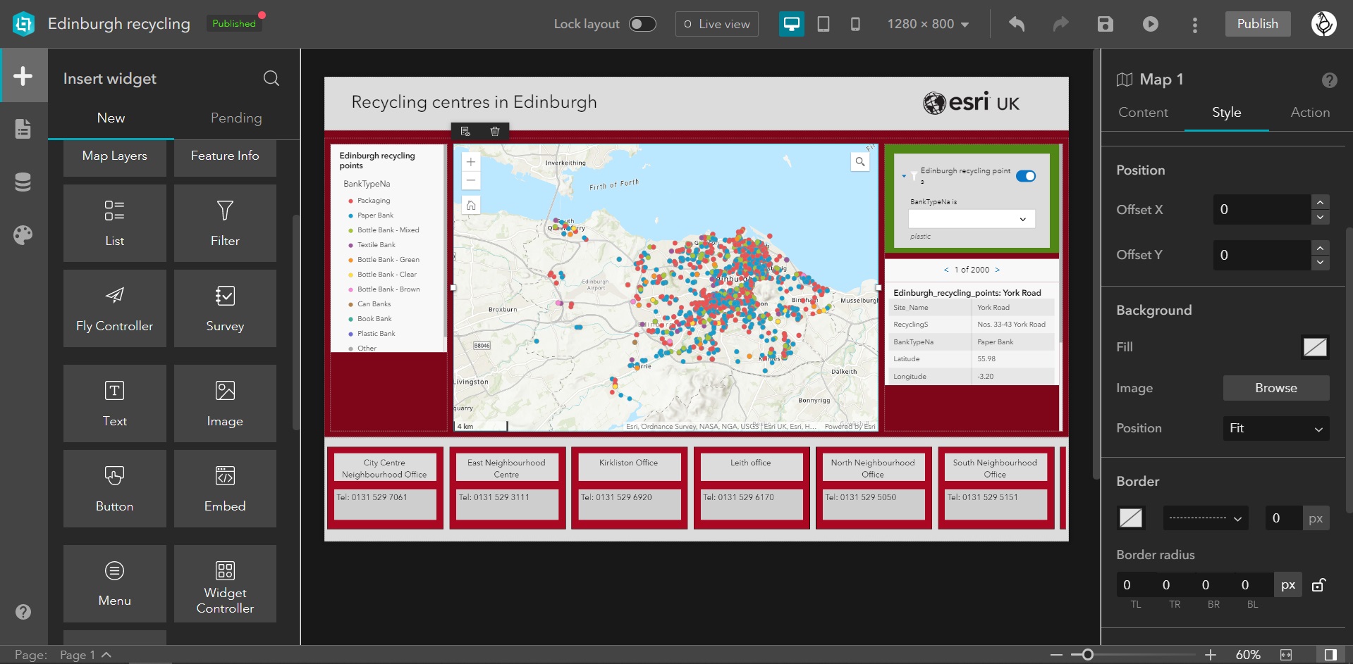 esri mobile app builder