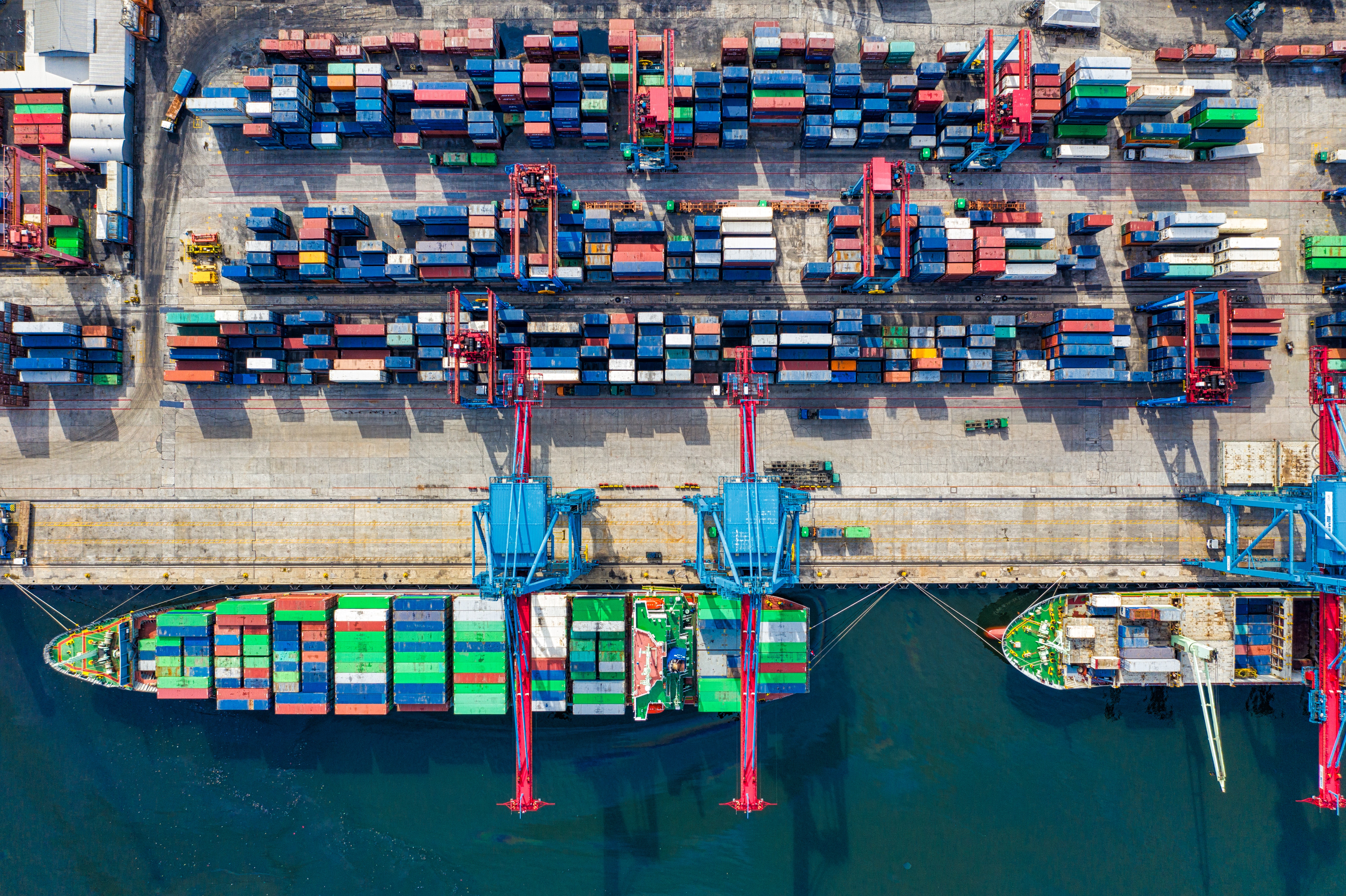 Image of shipping containers and cranes