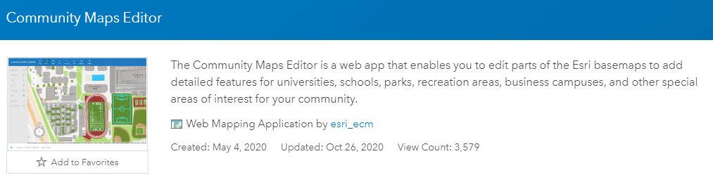 Community Maps Editor App Blog - Resource Centre | Esri UK