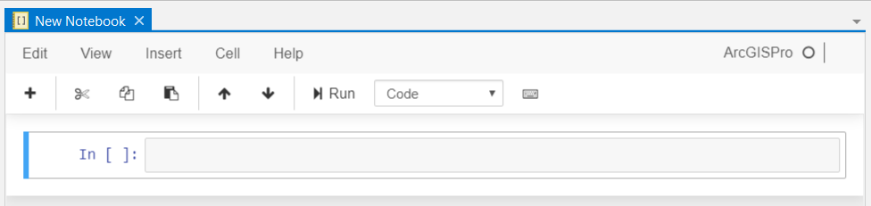 New ArcGIS Notebook