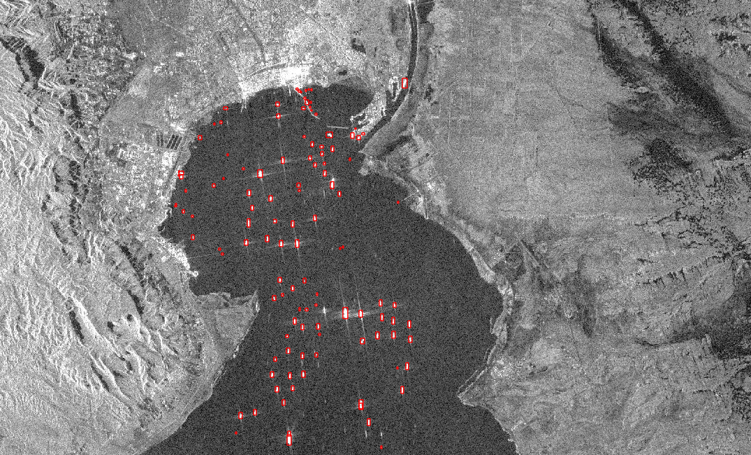 Ship detection deep learning model using SAR data in the Suez Canal.