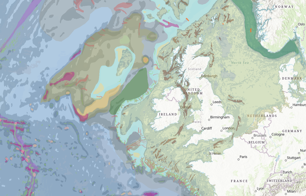 Seafloor geomorphology