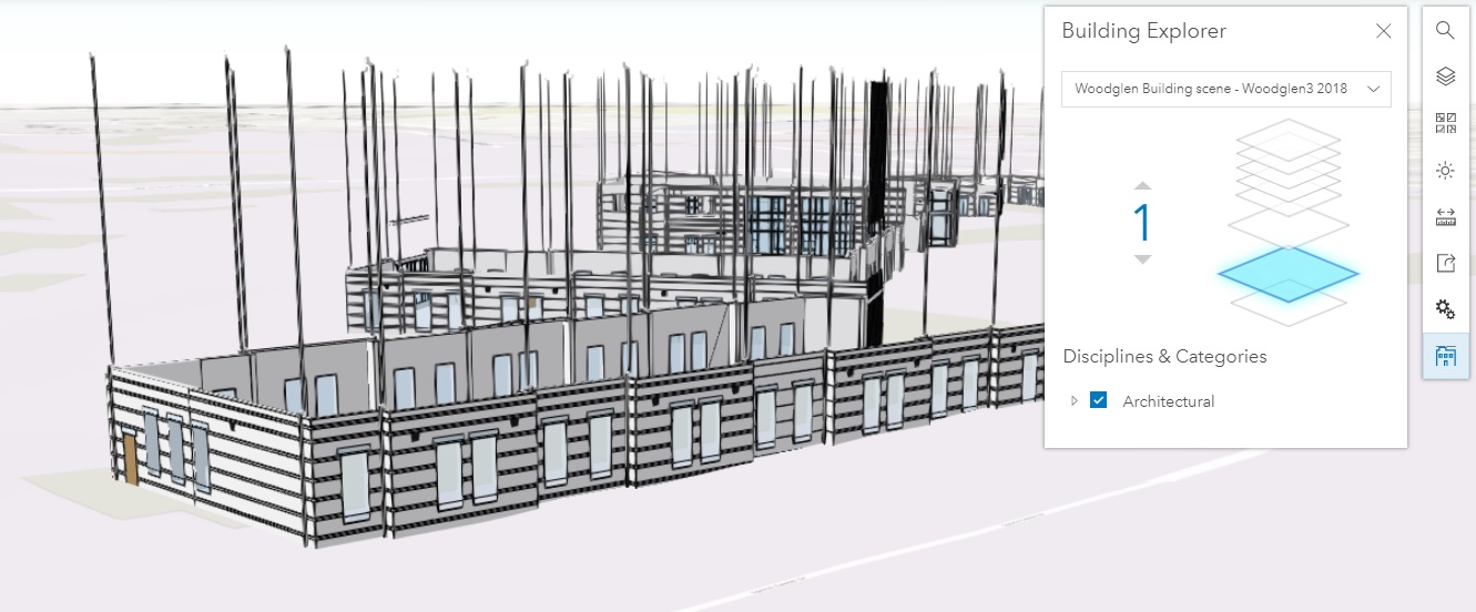 Isolate floors in your BIM models in web scenes.