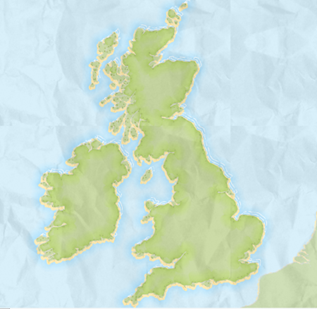 Initial basemap using storybook theme in ArcGIS Pro