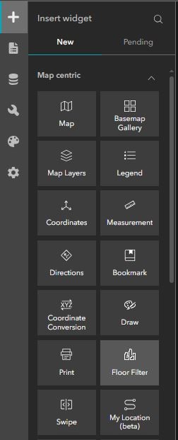 Floor filter widget in ArcGIS Experience Builder