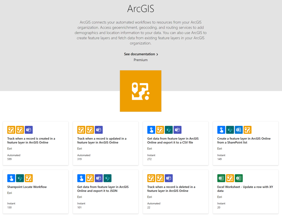 ArcGIS Connector in Power Automate