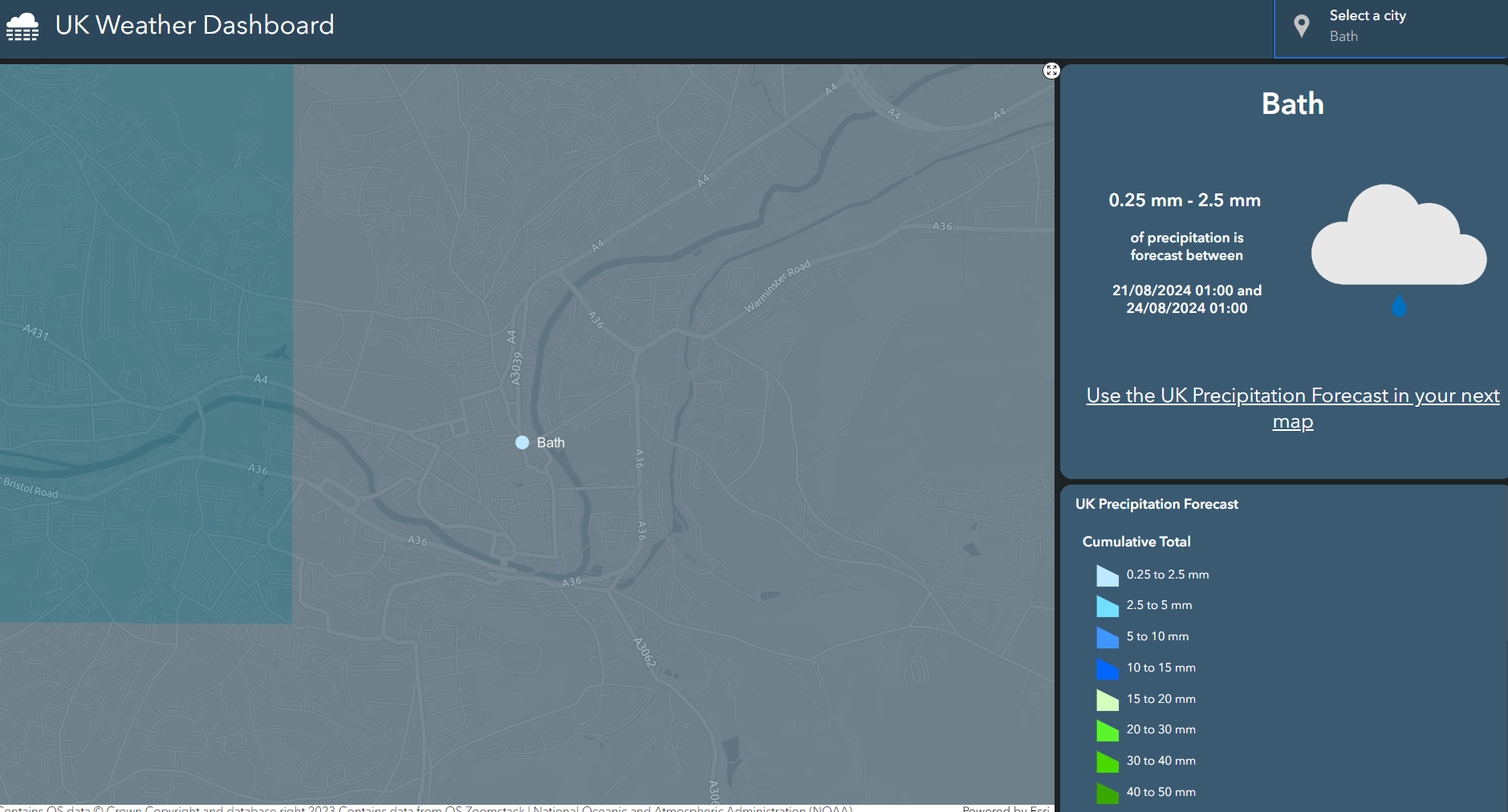 UK Weather Dashboard