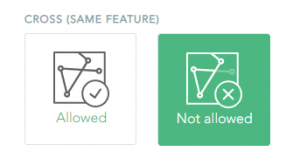 Crossing other features linear