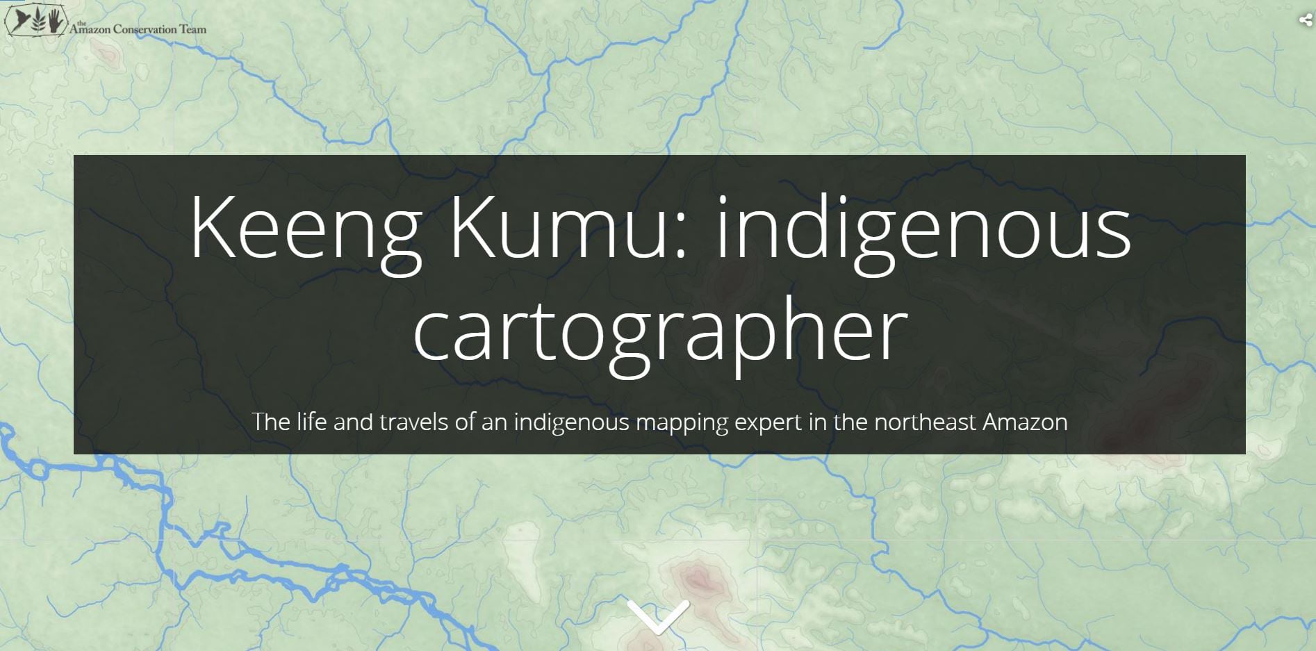 View the Keeng Kumu: indigenous cartographer story.